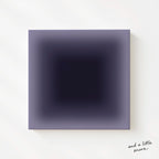 Deep Navy Purple Gradient Wall Art