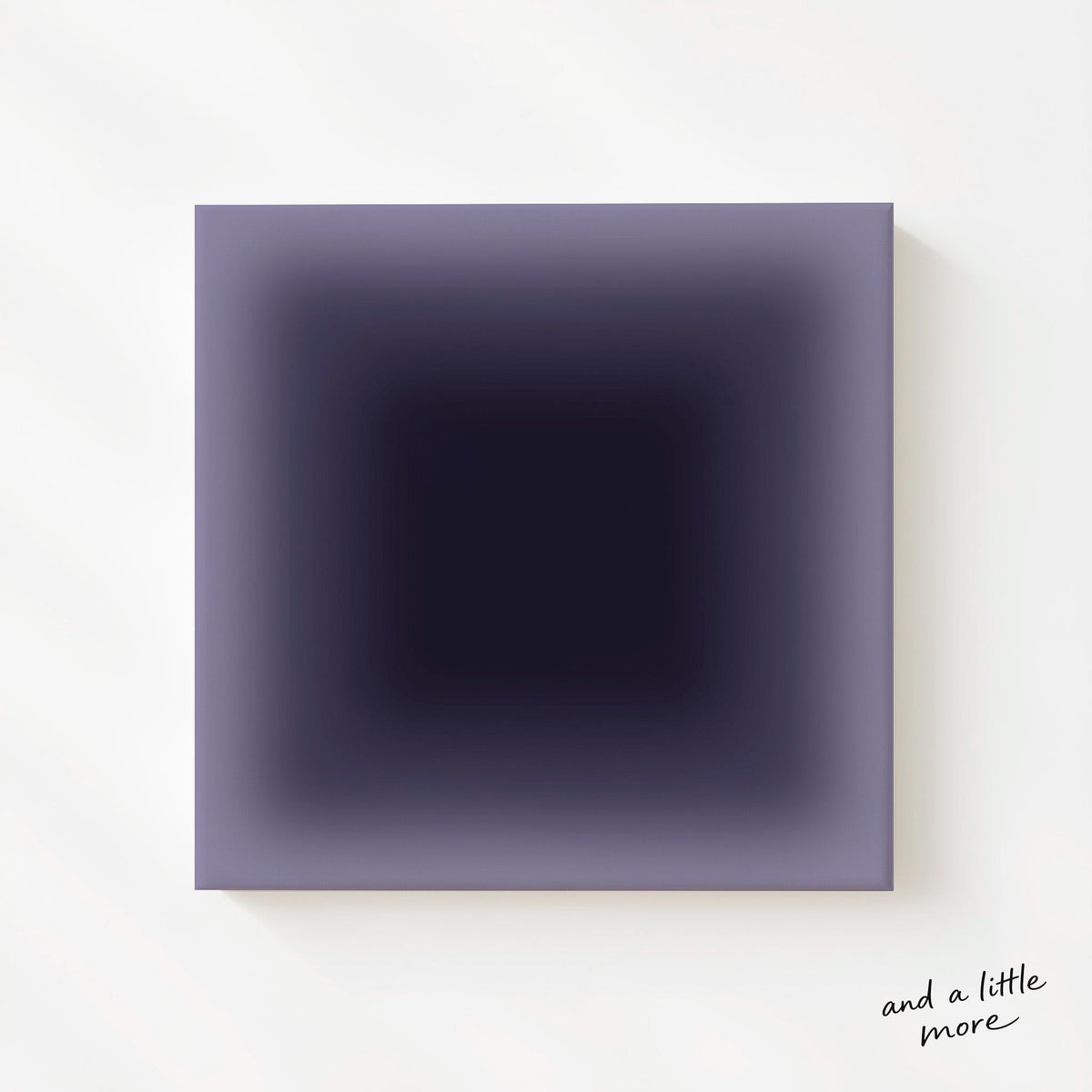 Deep Navy Purple Gradient Wall Art