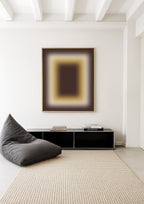 Brown Wall Art Print, Chocolate Cream Gradient, Minimal Abstract Decor