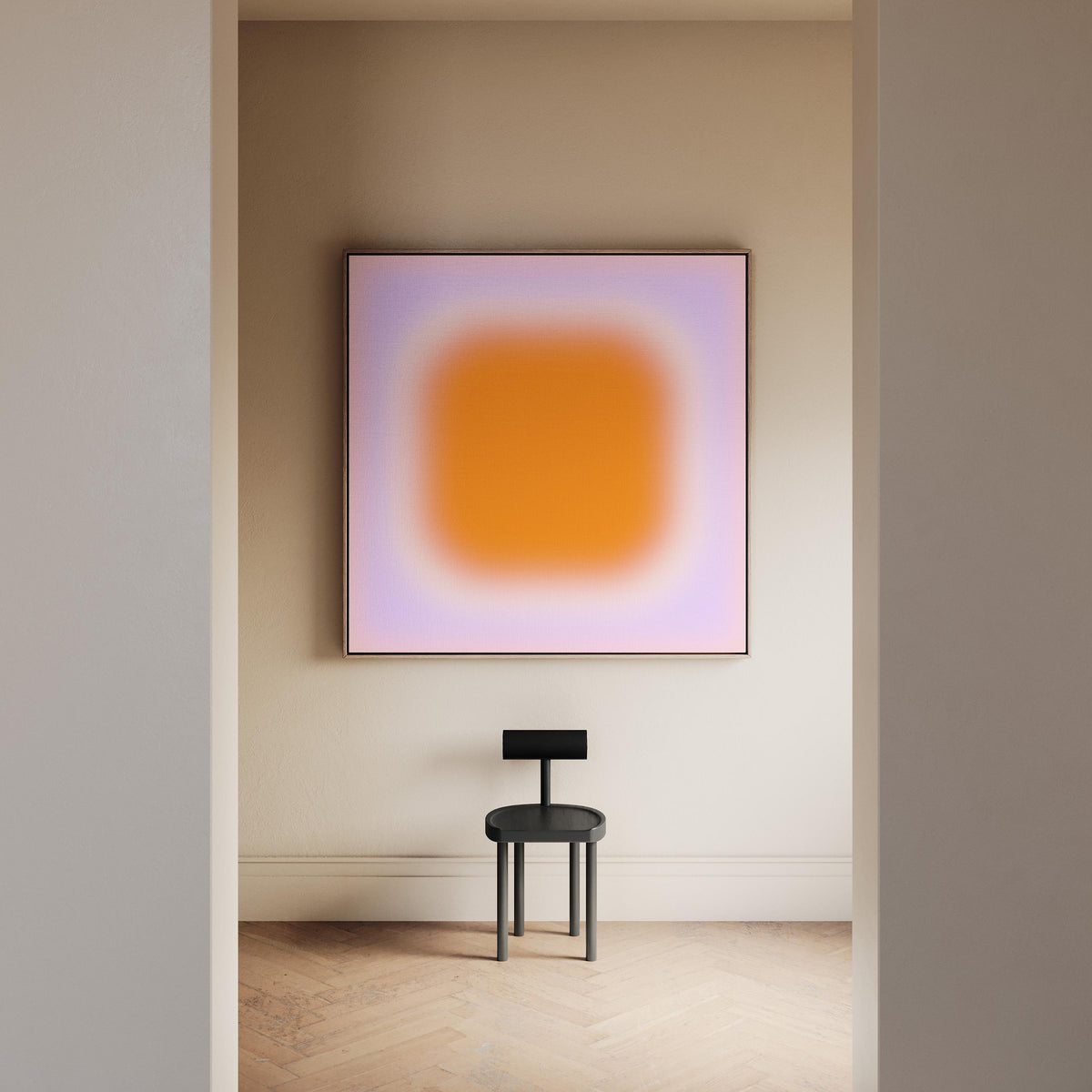Orange Pink Sunset Gradient Print
