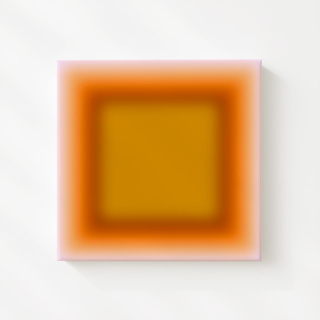 Honey Orange Gradient Wall Art, Canvas Prints