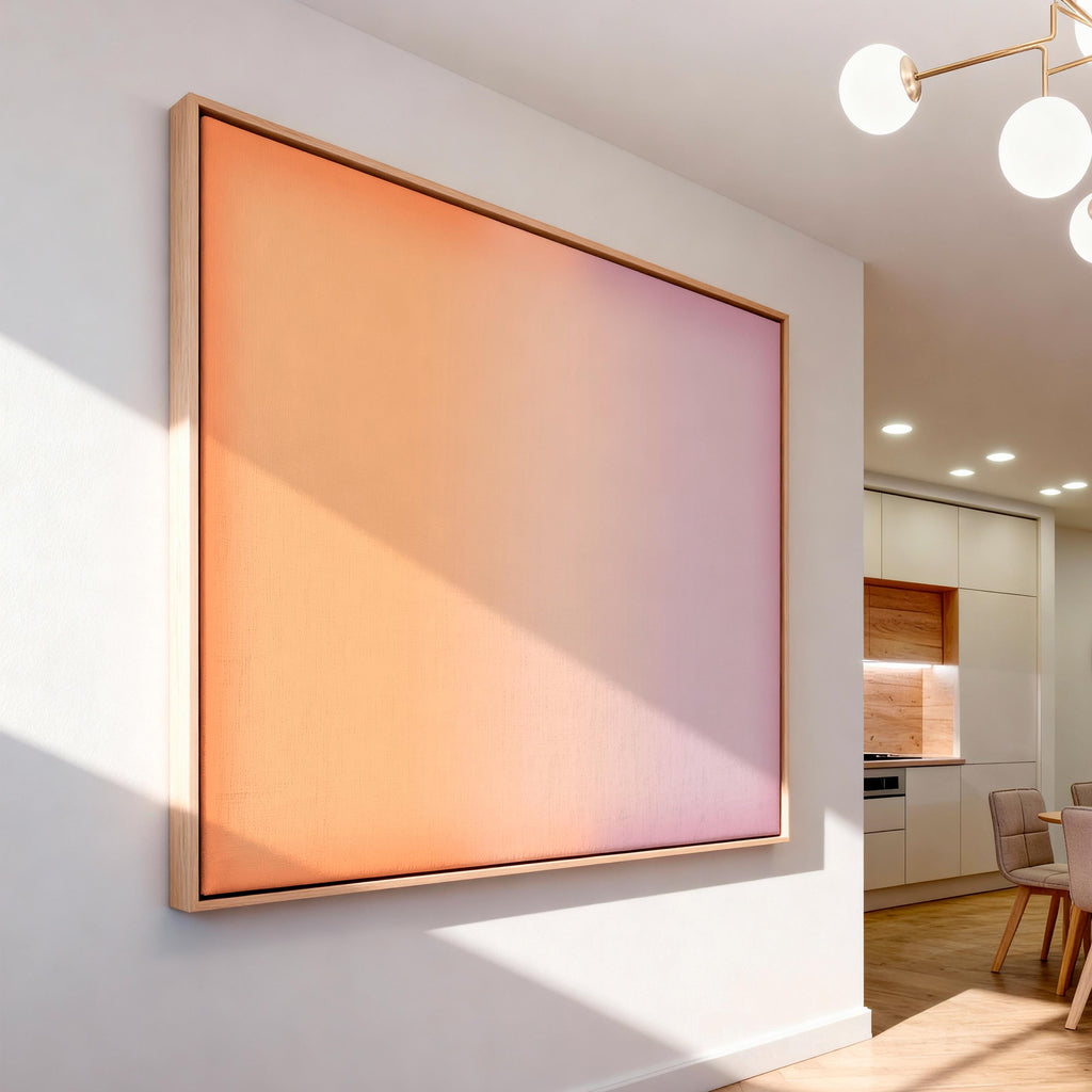 Peach Mauve Horizon
