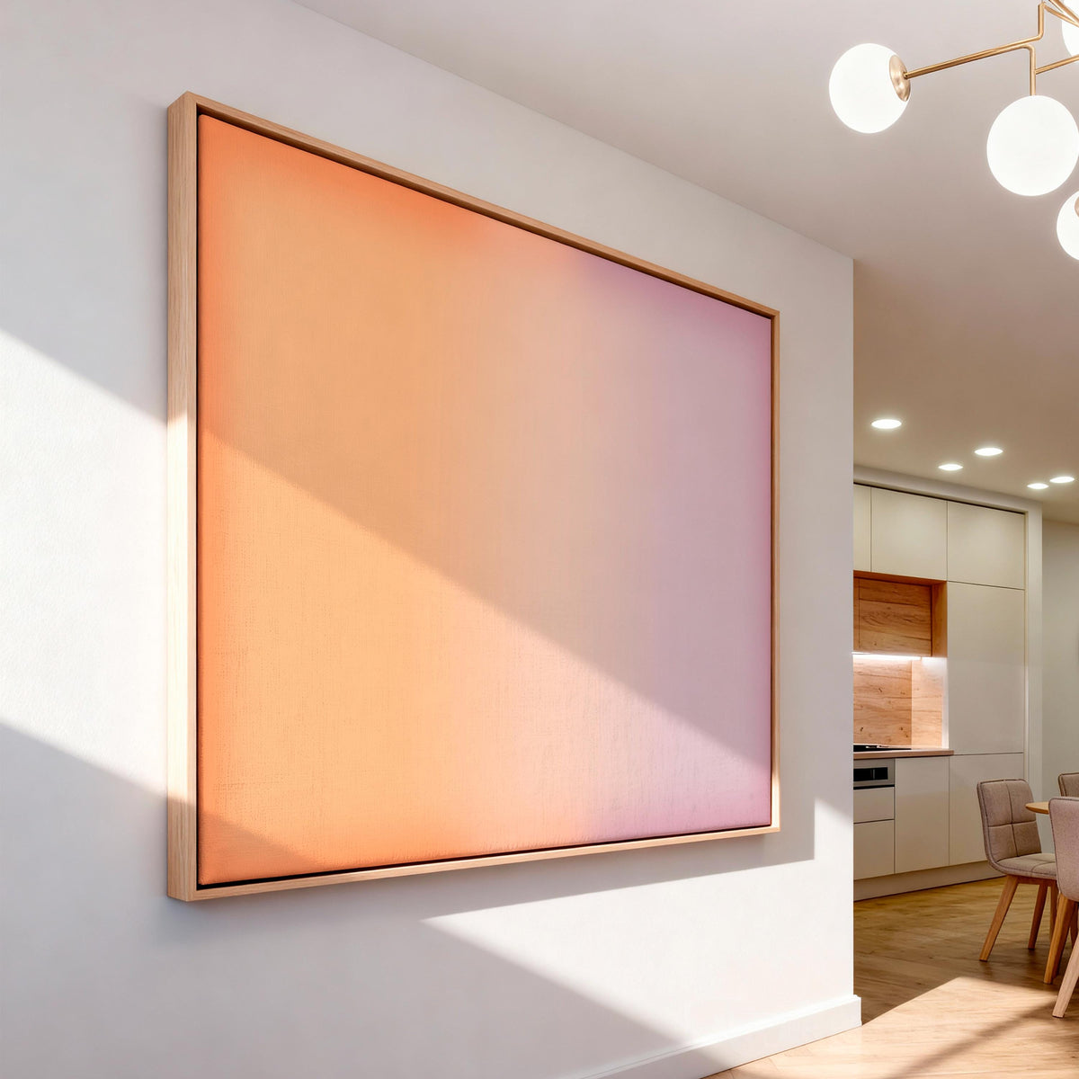 Peach Mauve Horizon