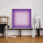 Purple Gradient Poster, Lavender Ombre Wall Art, Minimalist Zen Canvas Print