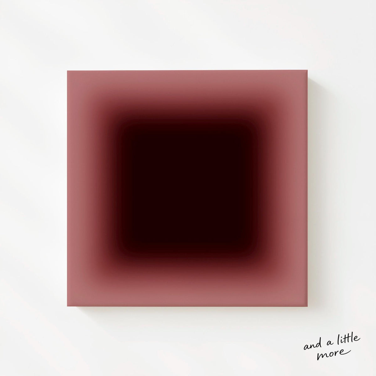 Dark Burgundy Canvas Wall Art, Framed Canvas, Dark Red Gradient Wall Decor, Large Abstract Wall Art