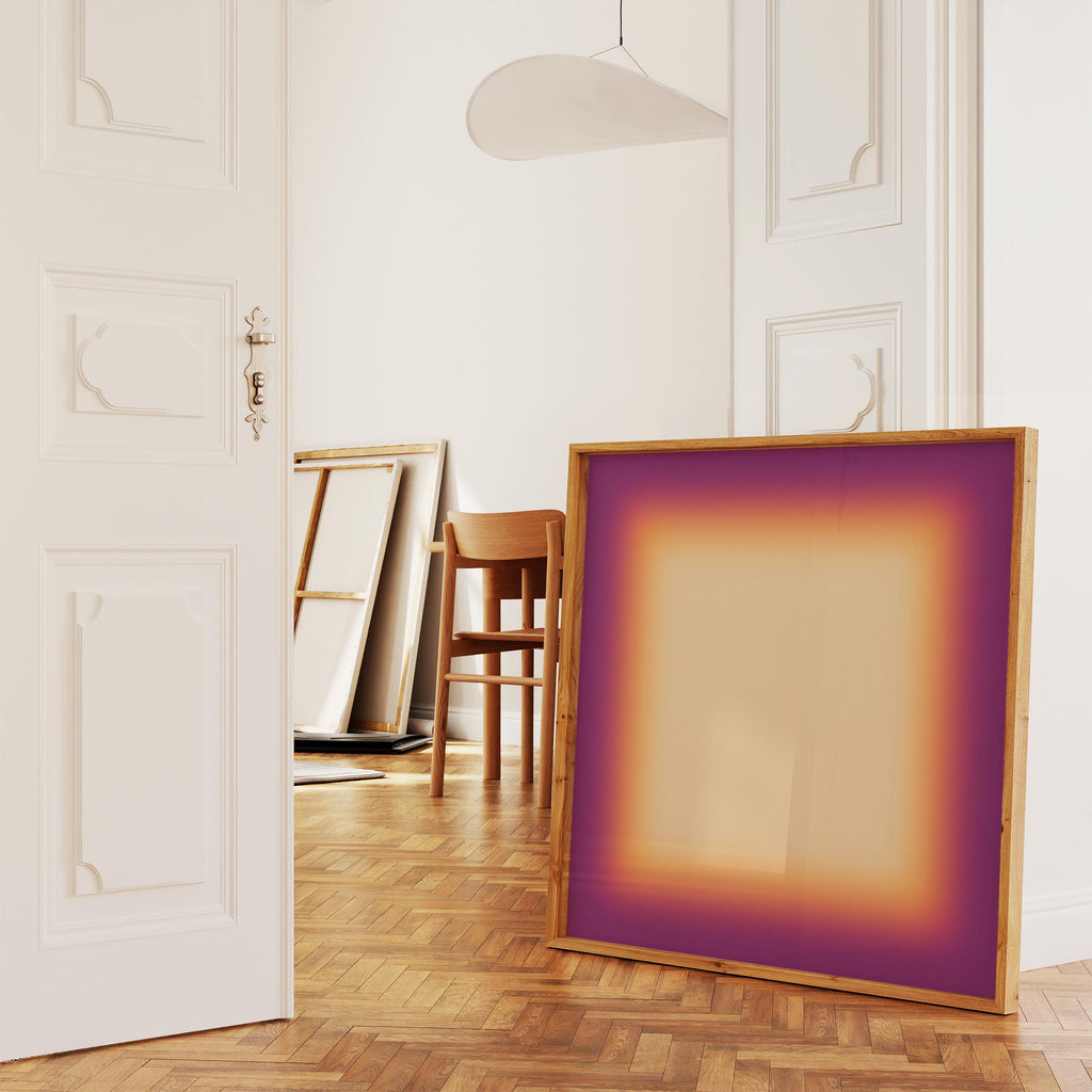 Mauve canvas wall art, large wall art, abstract wall art, Moderna art