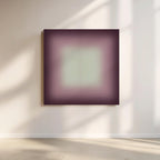 Purple Framed Wall Art, Dark Violet Gradient Print, Moody Lavender Canvas Print, Fall Art