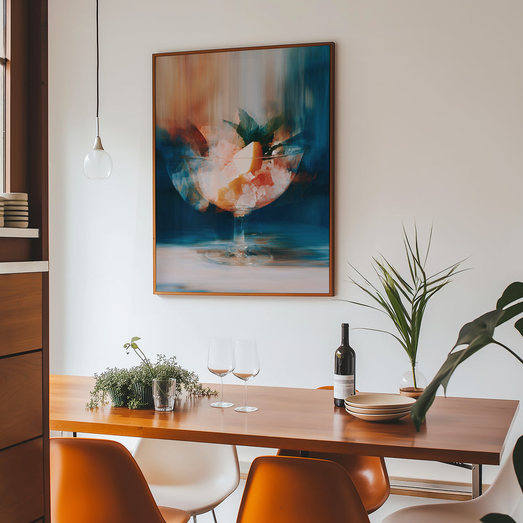 Citrus Mirage Abstract Dessert Still Life – Art Print - And A Little More