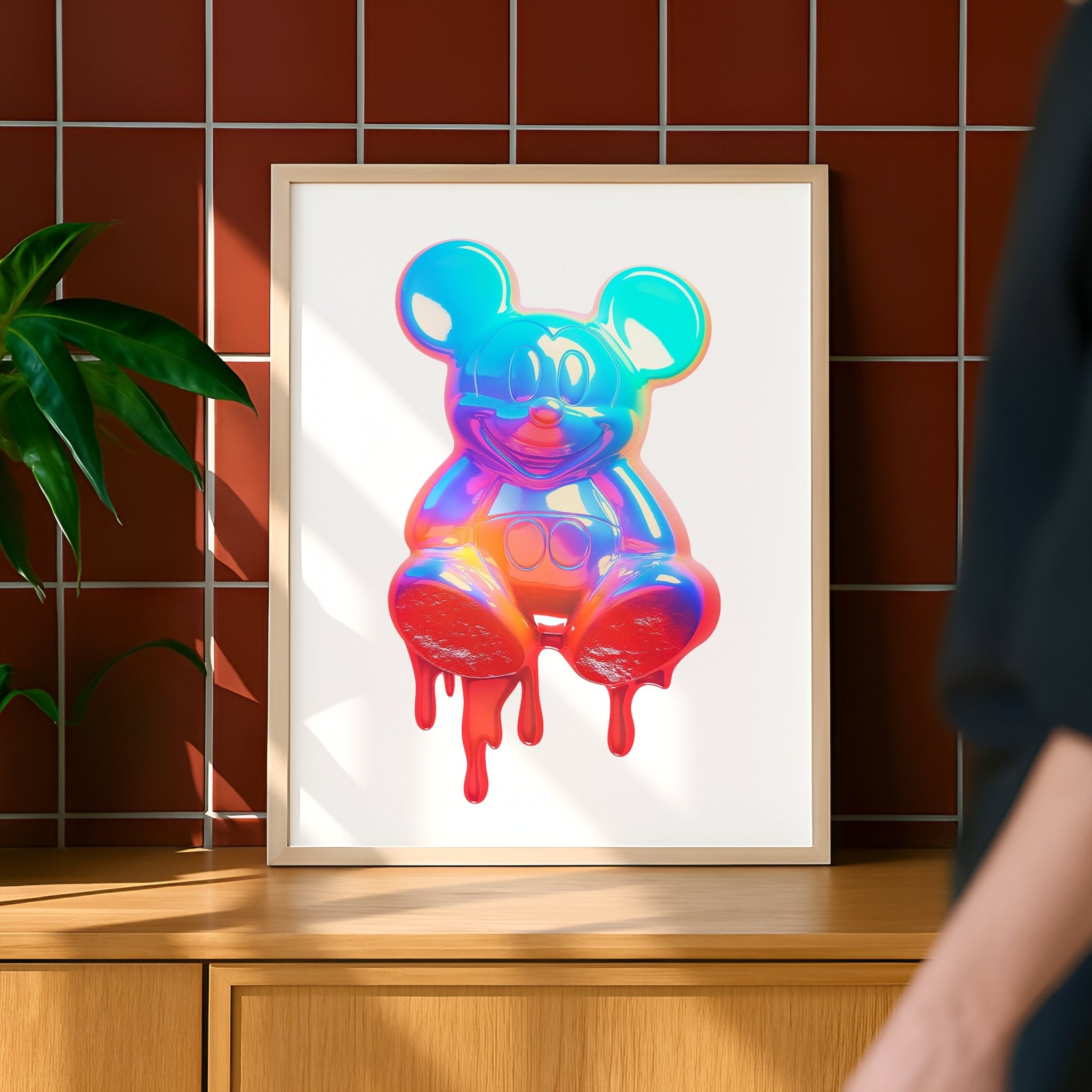 Candy Drip Mouse - Pop Art Print canvas wall art – And A Little More