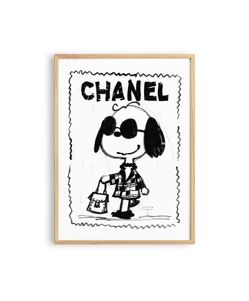 Chanel High Fashion Dog Wall Art