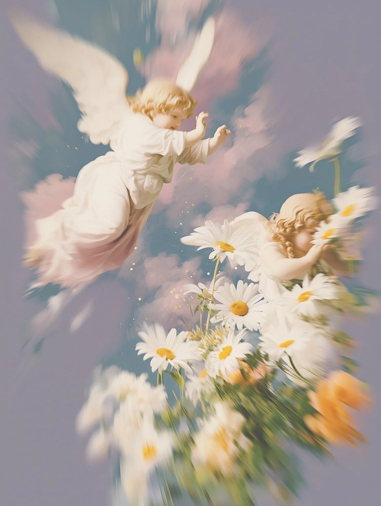 Chasing the Flower canvas wall art – And A Little More