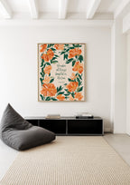 Ecclesiastes 3 11 Wall Art Print, Christian Floral Poster, Bible Verse Decor