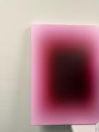 Burgundy Gradient Wall Art, Plum Mauve Abstract Canvas Print, Wine Glow Modern Minimal Decor