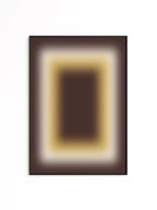 Brown Wall Art Print, Chocolate Cream Gradient, Minimal Abstract Decor