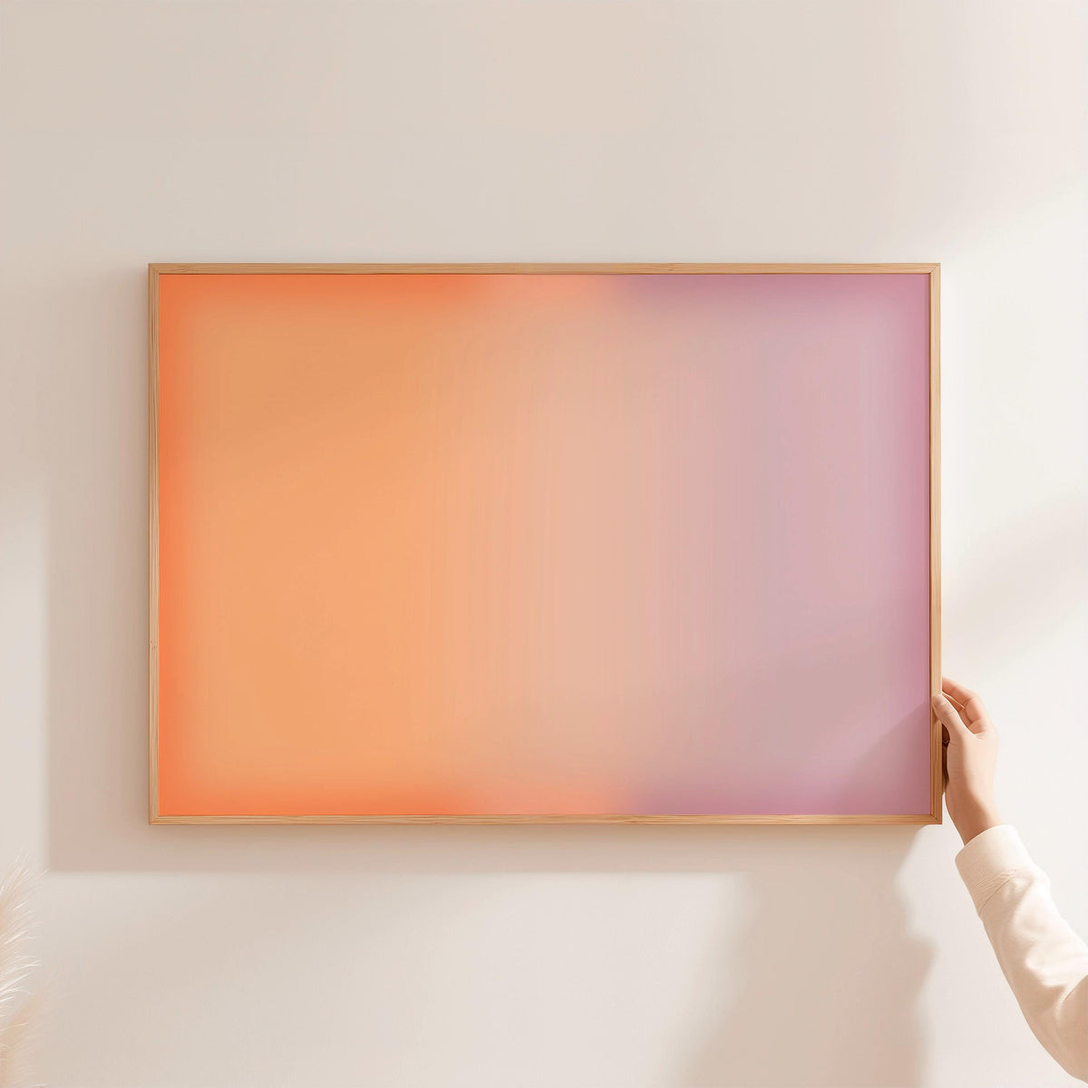 Peach Mauve Horizon