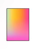 Pink Sunset Wall Art Printable, Soft Gradient Abstract Print, Modern Bedroom Decor, Minimal Aesthetic Poster