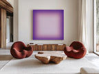 Purple Gradient Poster, Lavender Ombre Wall Art, Minimalist Zen Canvas Print