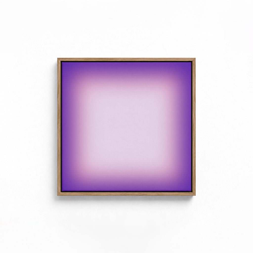 Purple Gradient Poster, Lavender Ombre Wall Art, Minimalist Zen Canvas Print