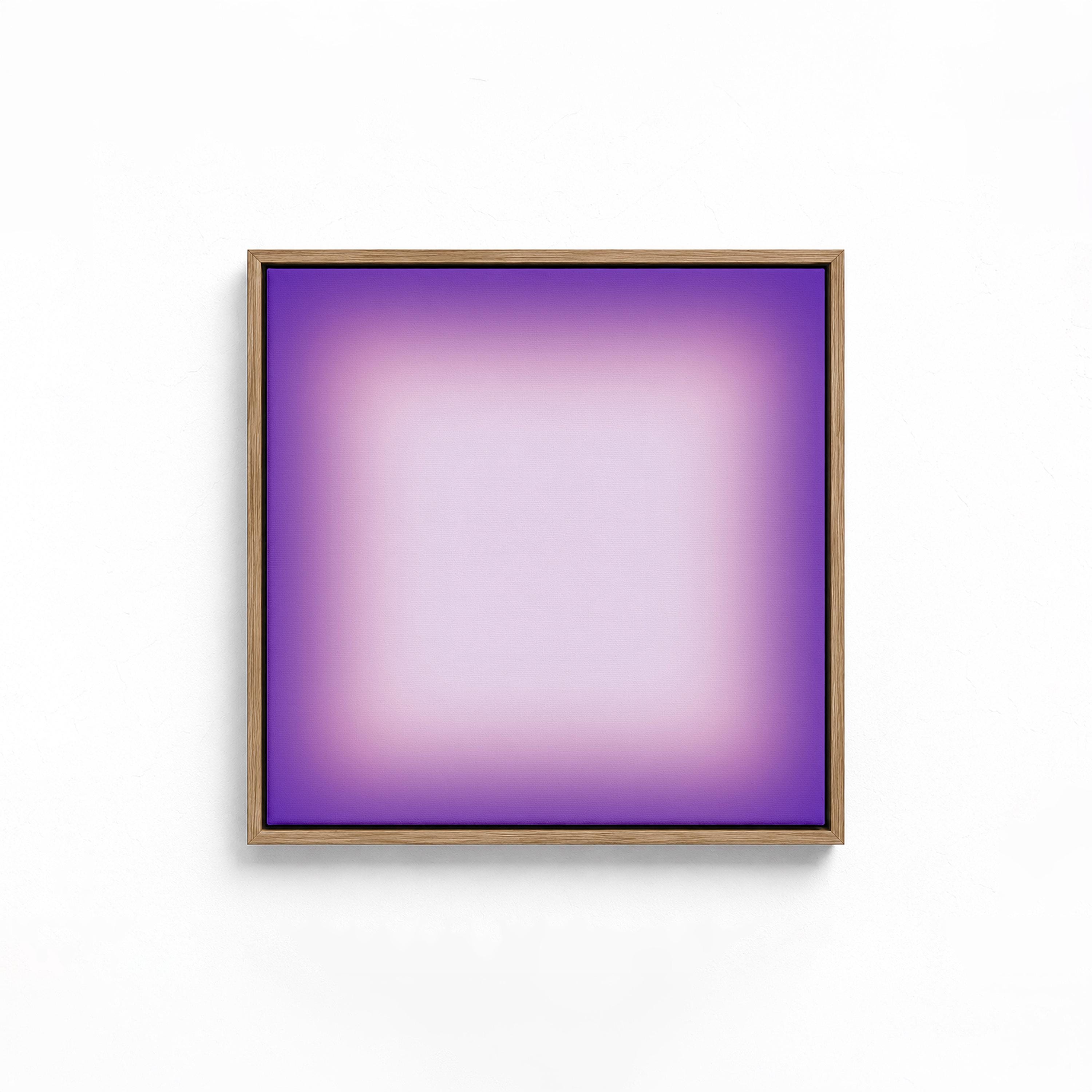 Purple Gradient Poster, Lavender Ombre Wall Art, Minimalist Zen Canvas Print