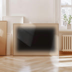 Deep Green Beige Horizontal Canvas Wall Art