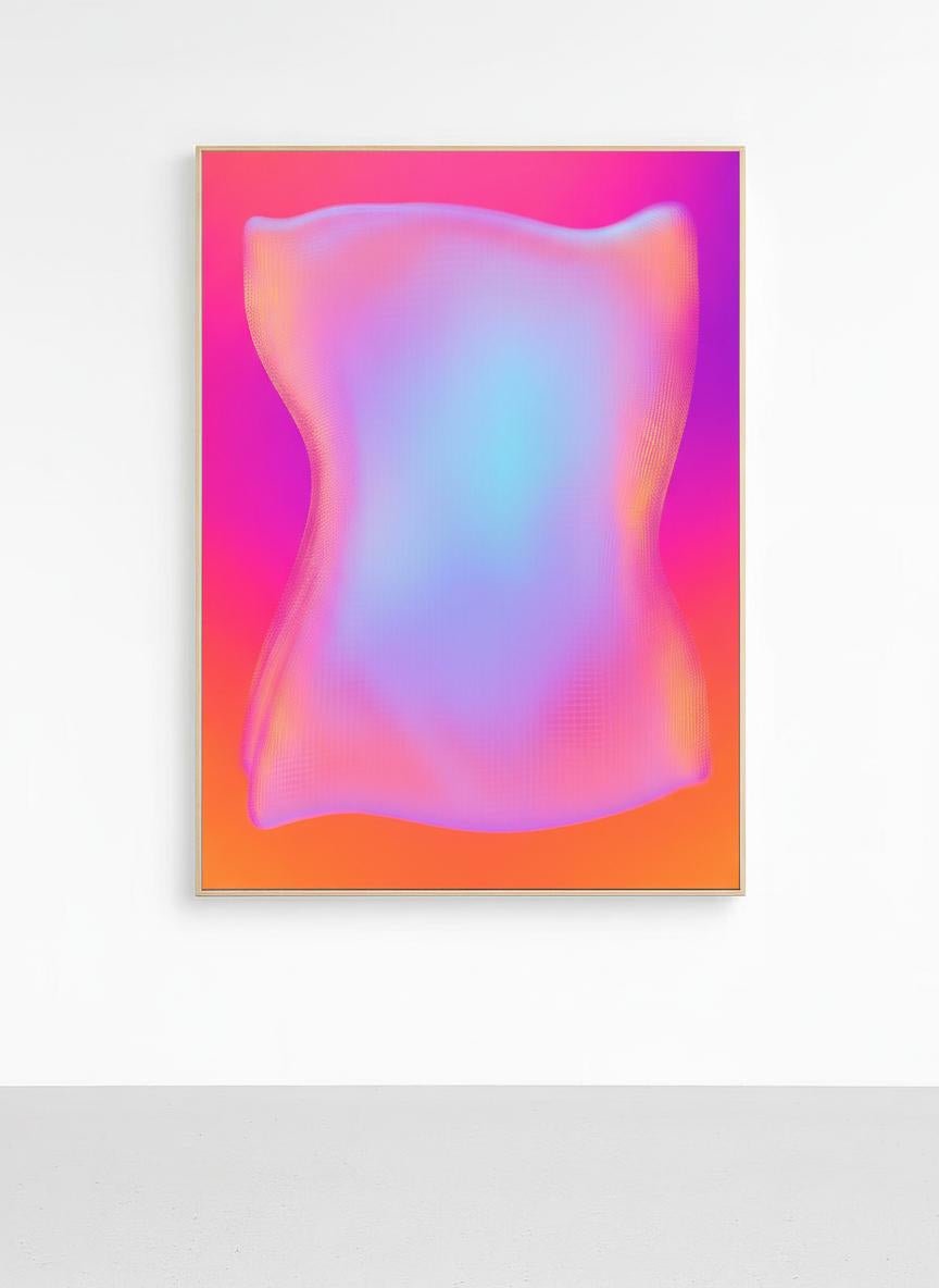 Dreamwave Loofah - Framed Canvas Art canvas wall art – And A Little More