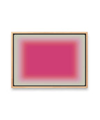 Pink Green Wall Art Print, Raspberry Sage Gradient, Horizontal Abstract Decor