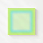 Neon Green Gradient Wall Art, Bright Abstract Print, Modern Color Decor