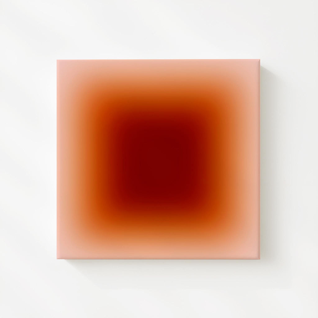 Orange Gradient Abstract Wall Art