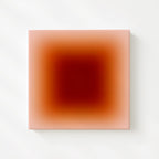 Orange Gradient Abstract Wall Art