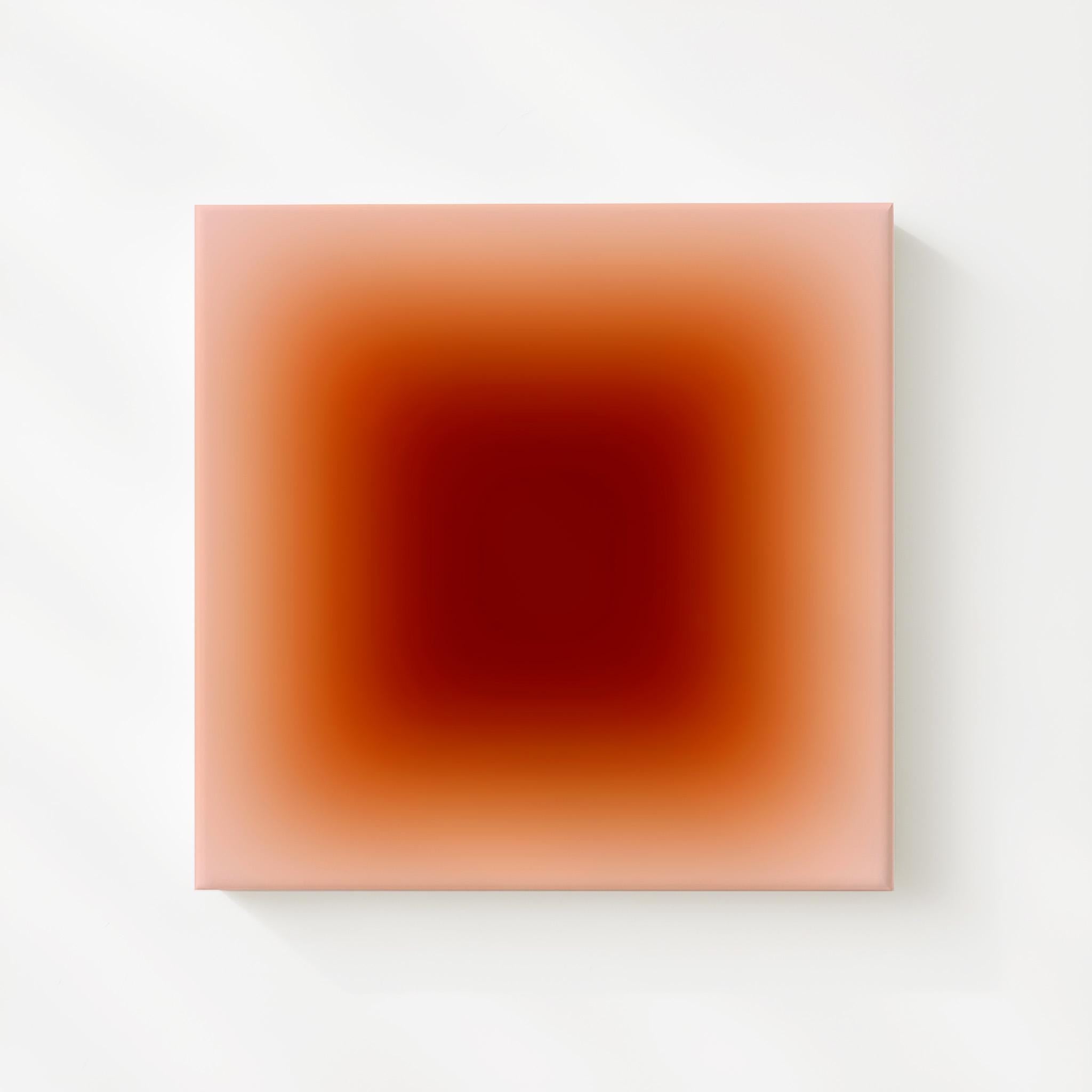 Orange Gradient Abstract Wall Art