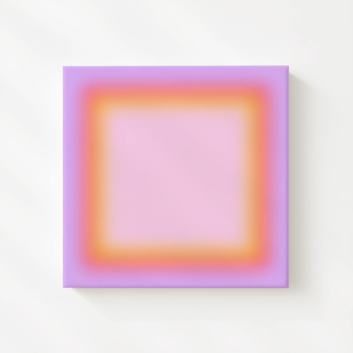 Lavender Orange Gradient Wall Art, Pastel Minimal Print, Modern Color Decor