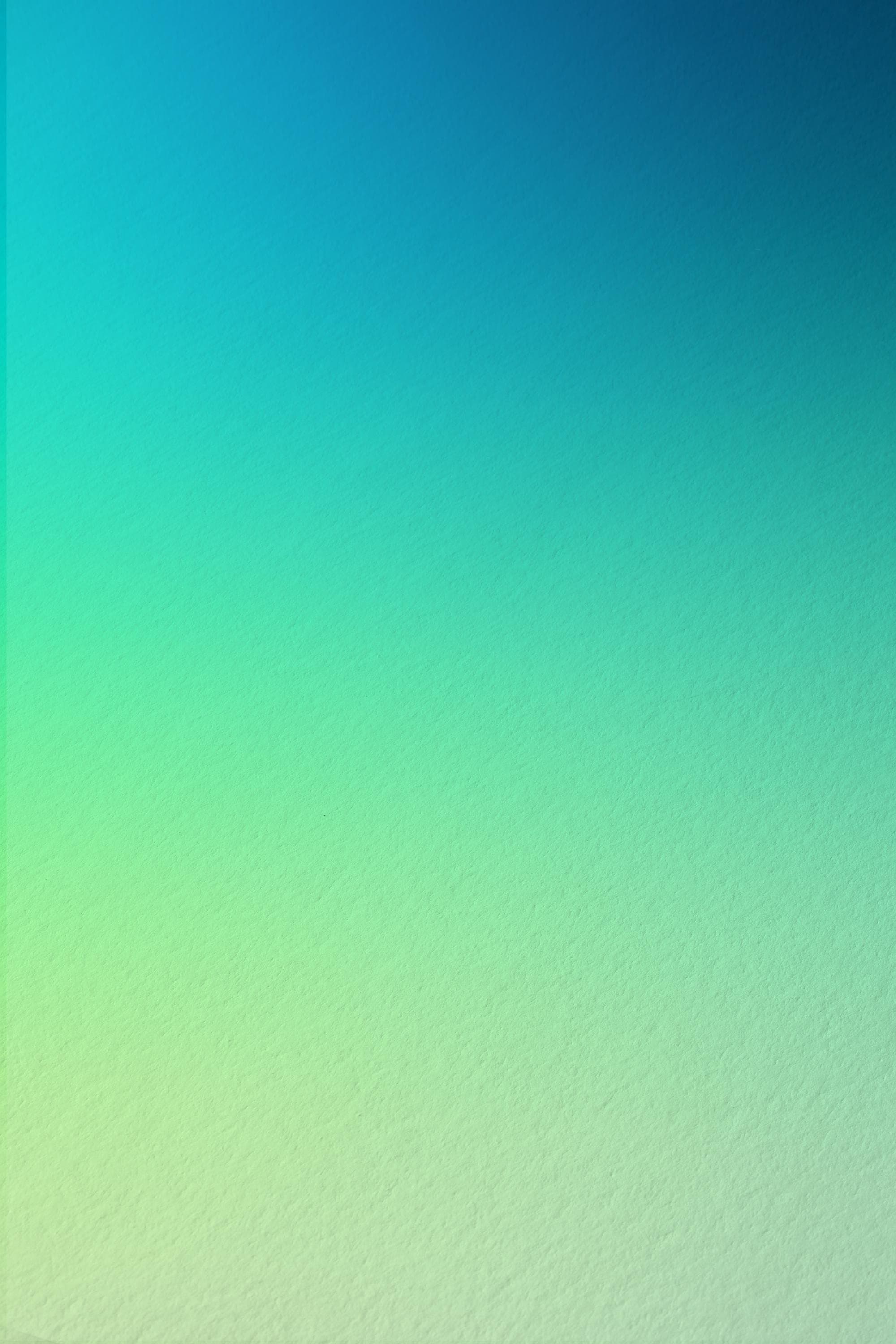 Blue Green Gradient Poster, Minimalist Abstract Print, Modern Color Field Wall Art