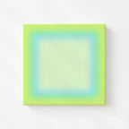 Neon Green Gradient Wall Art, Bright Abstract Print, Modern Color Decor