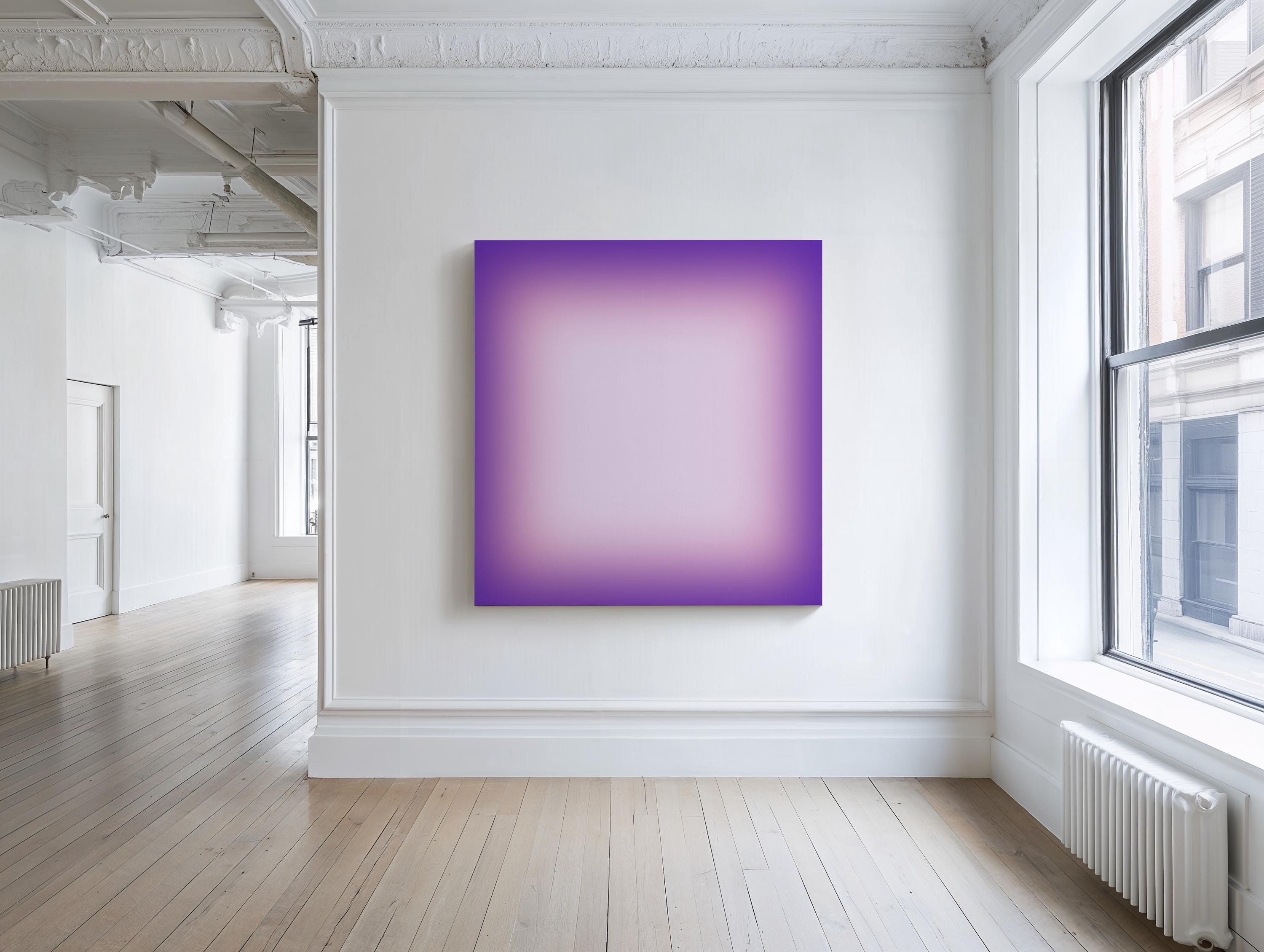 Purple Gradient Poster, Lavender Ombre Wall Art, Minimalist Zen Canvas Print