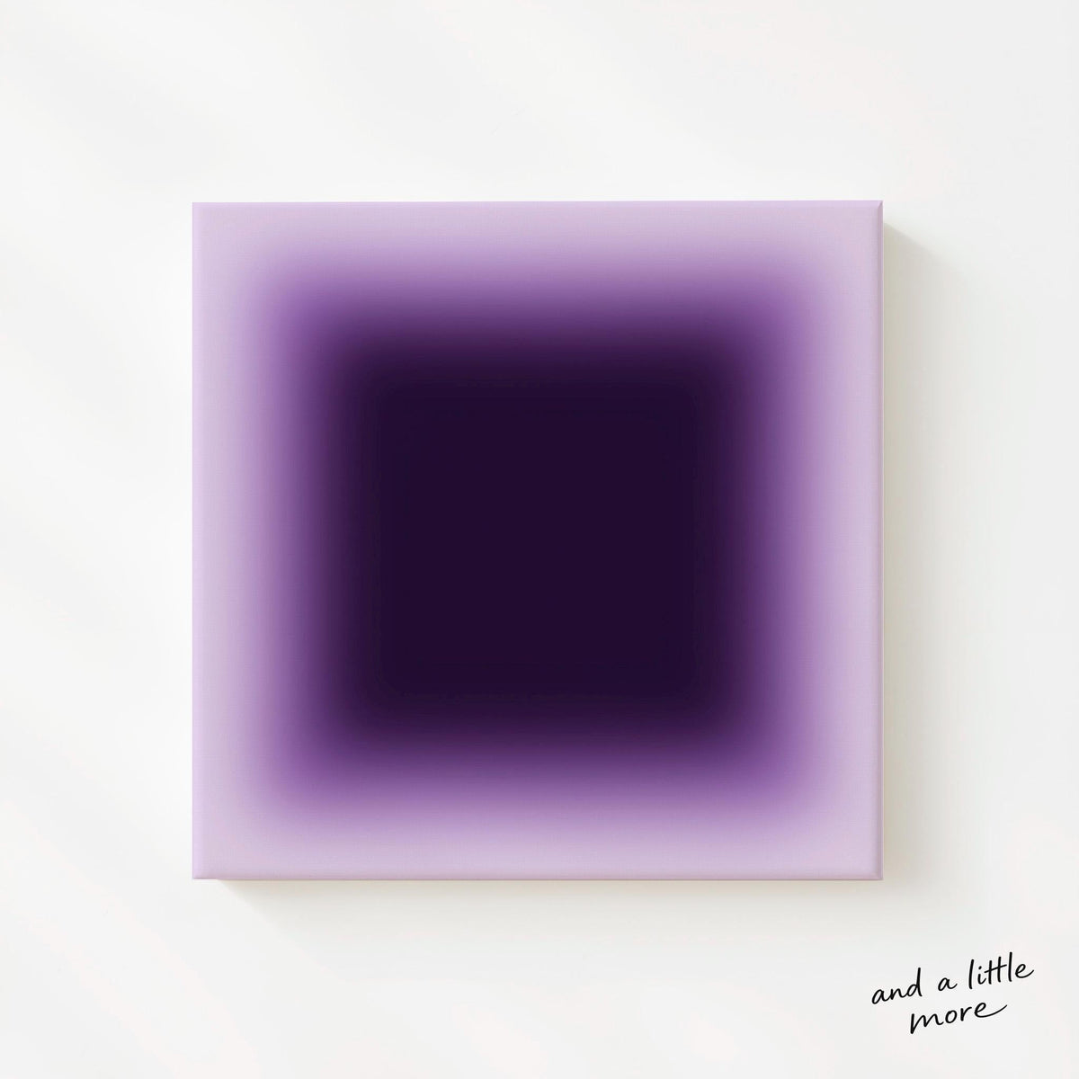 Purple Black Gradient Art Print