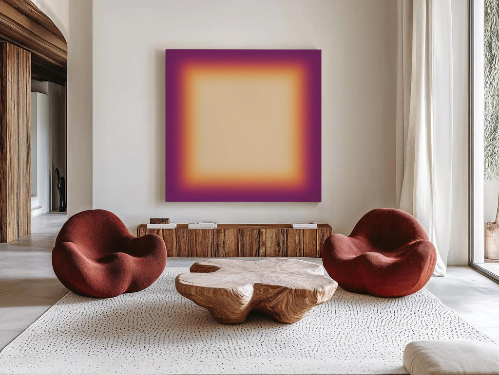 Mauve canvas wall art, large wall art, abstract wall art, Moderna art