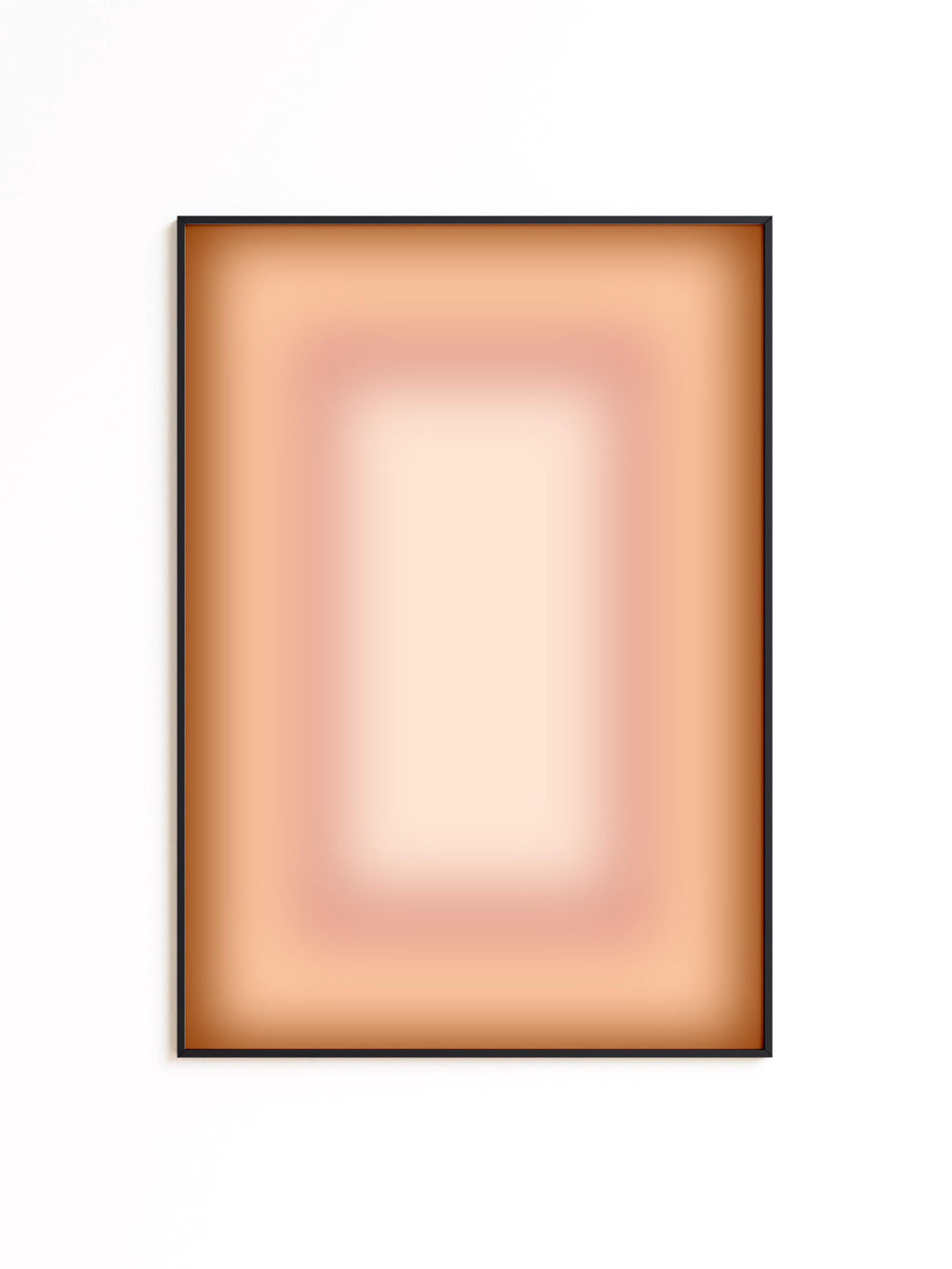 Beige Gradient Abstract Wall Art, Minimalist Ombre Poster (Digital Print)