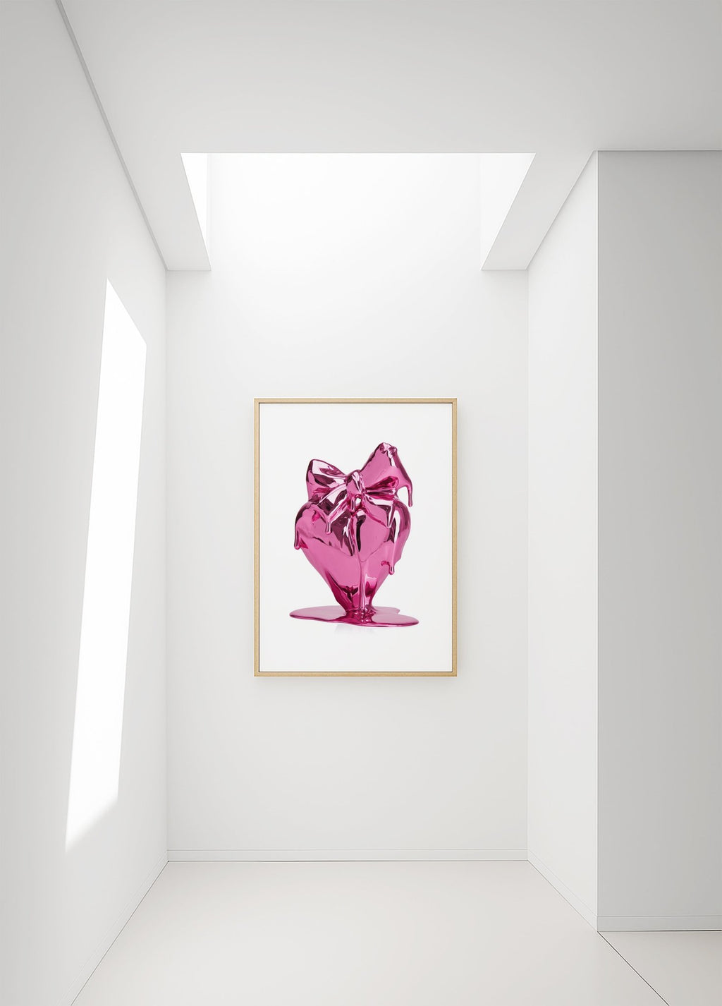 Glossy Gift Heart - Pop Art Print canvas wall art – And A Little More