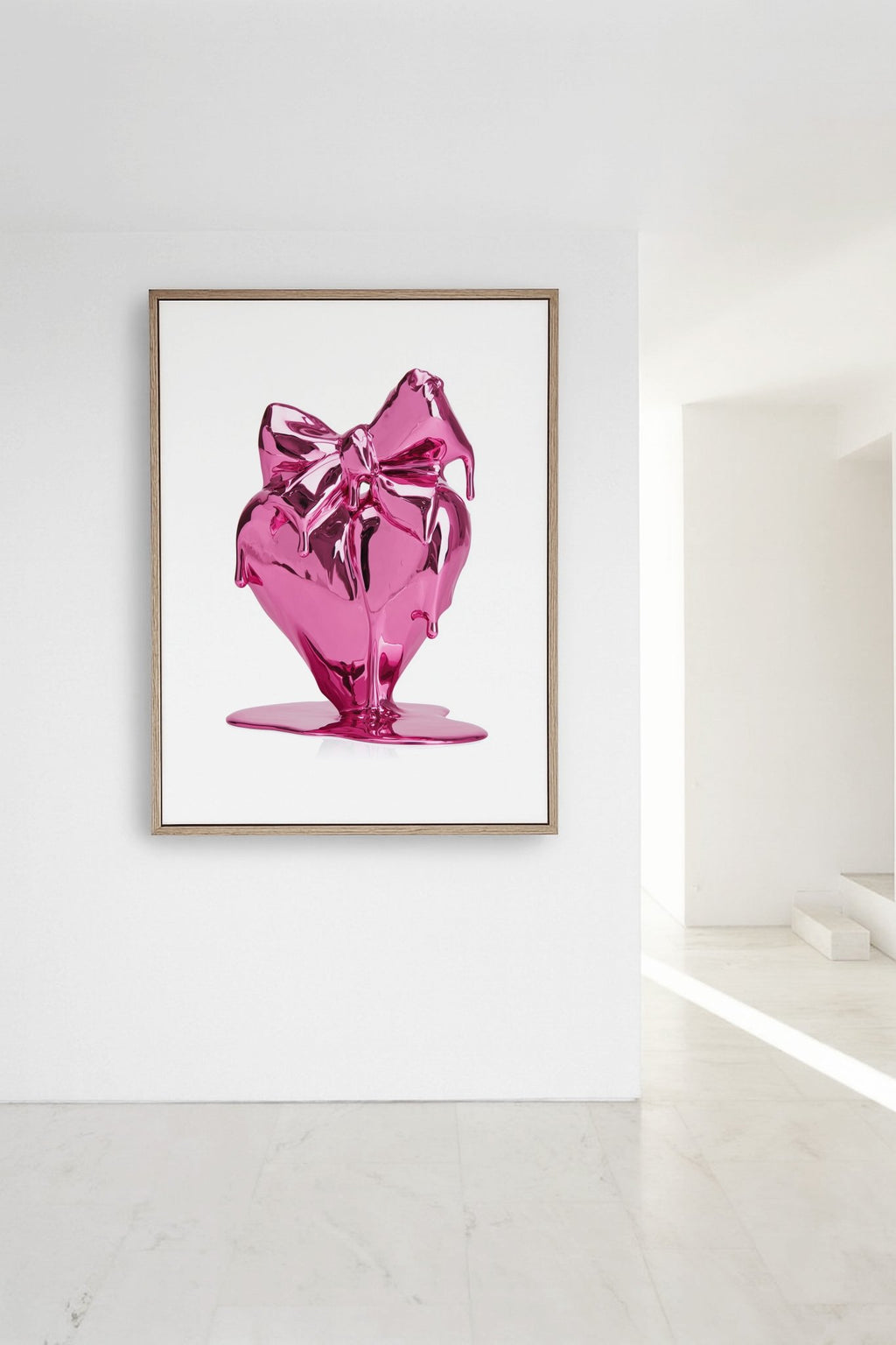Glossy Gift Heart - Pop Art Print canvas wall art – And A Little More