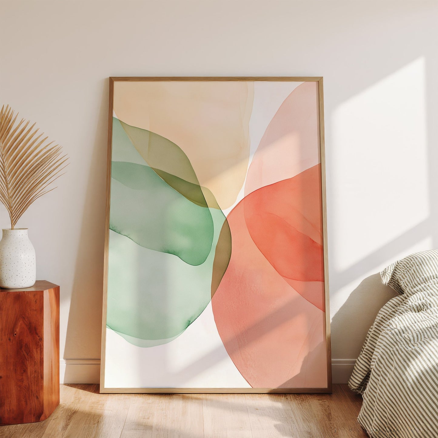 Golden Mist Abstract - Framed Canvas canvas wall art – And A Little More