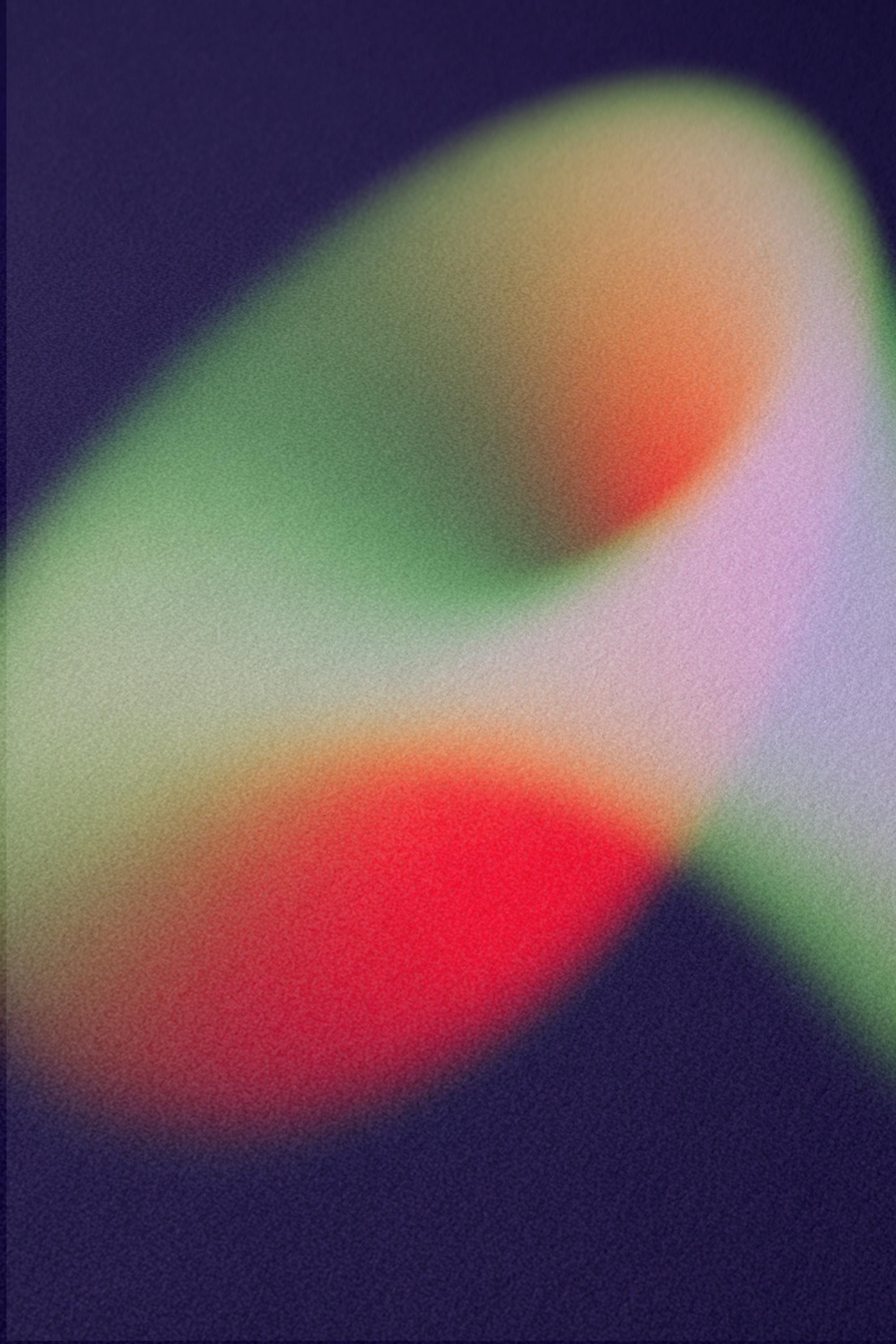 Aurora Glow Abstract Art Print for Modern Wall Decor