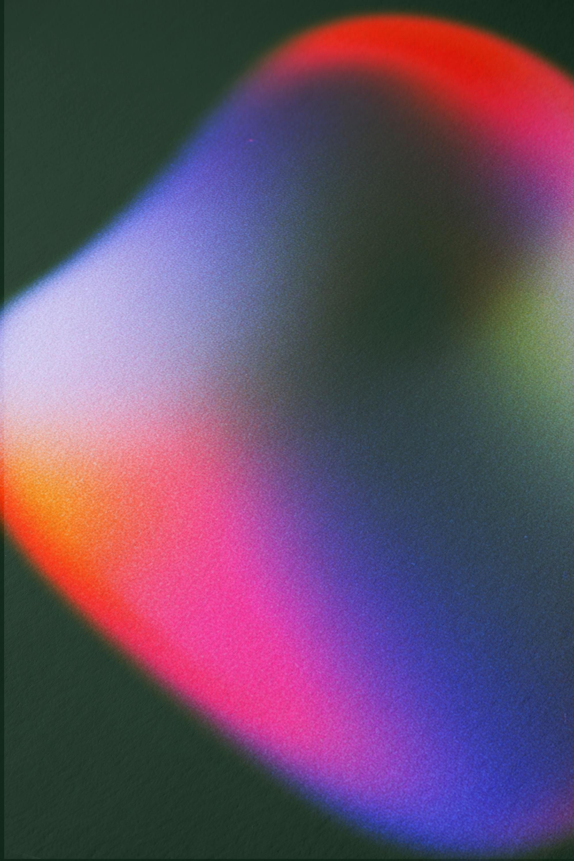 Iridescent Organic Abstract Art Print for Modern Wall Decor