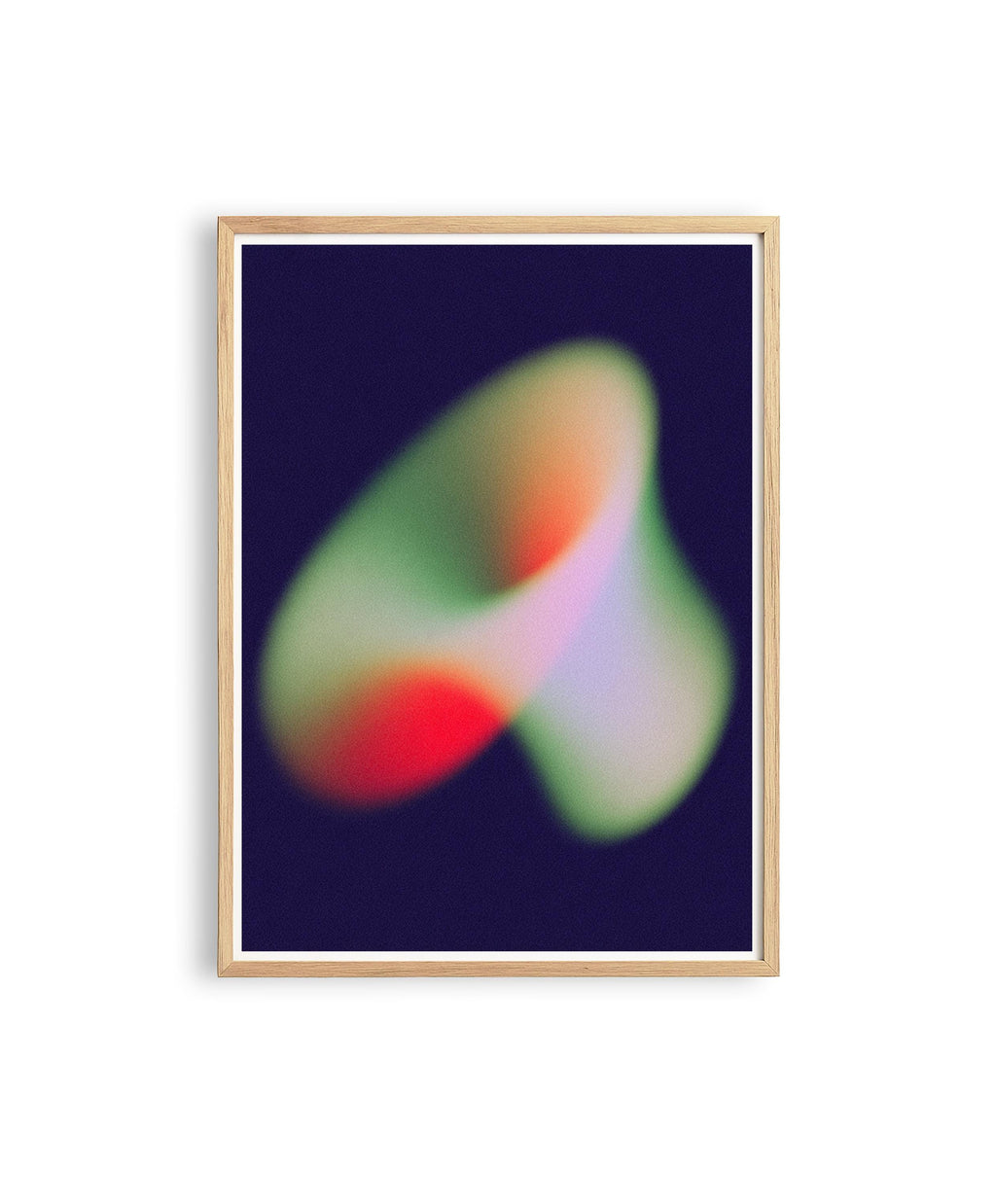 Aurora Glow Abstract Art Print for Modern Wall Decor
