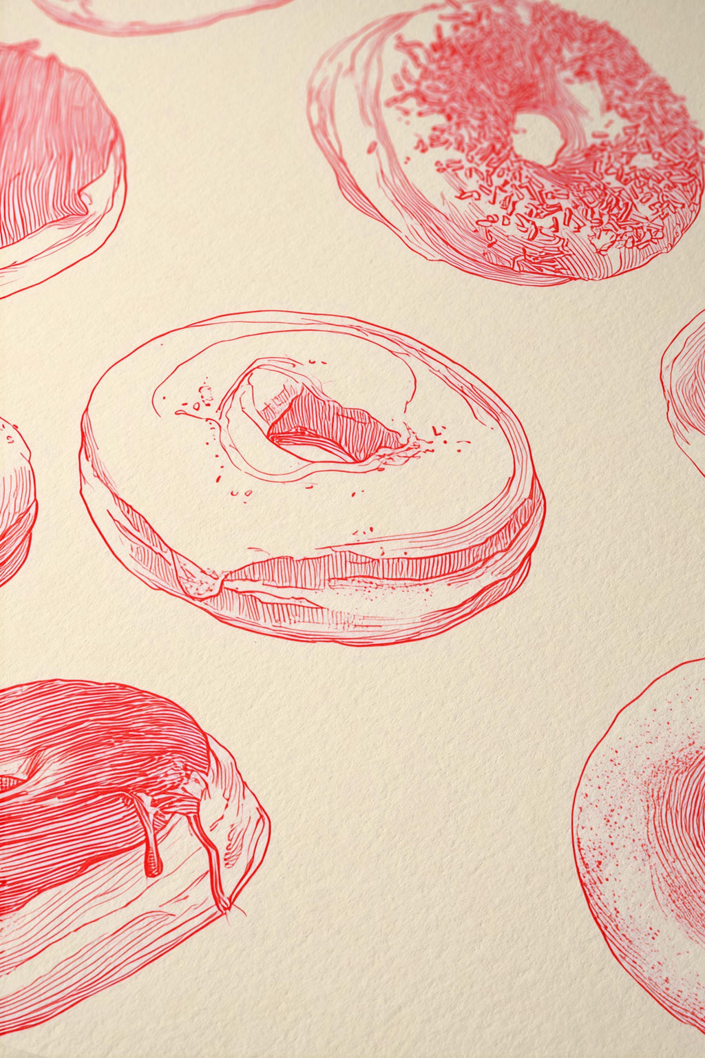 Bakery Wall Art Print for Colorful Kitchen Decor