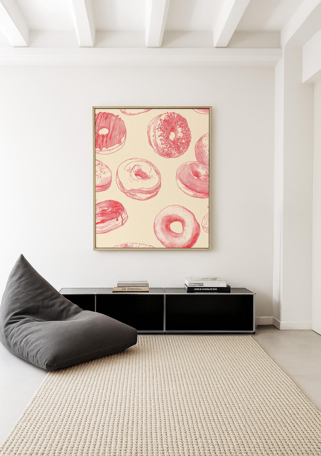 Bakery Wall Art Print for Colorful Kitchen Decor