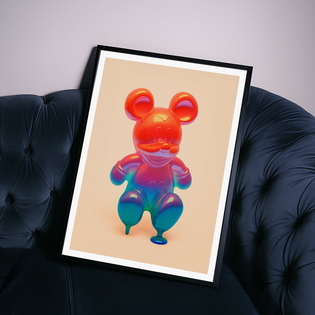 Liquid Mouse Form - Pop Art Print canvas wall art – And A Little More
