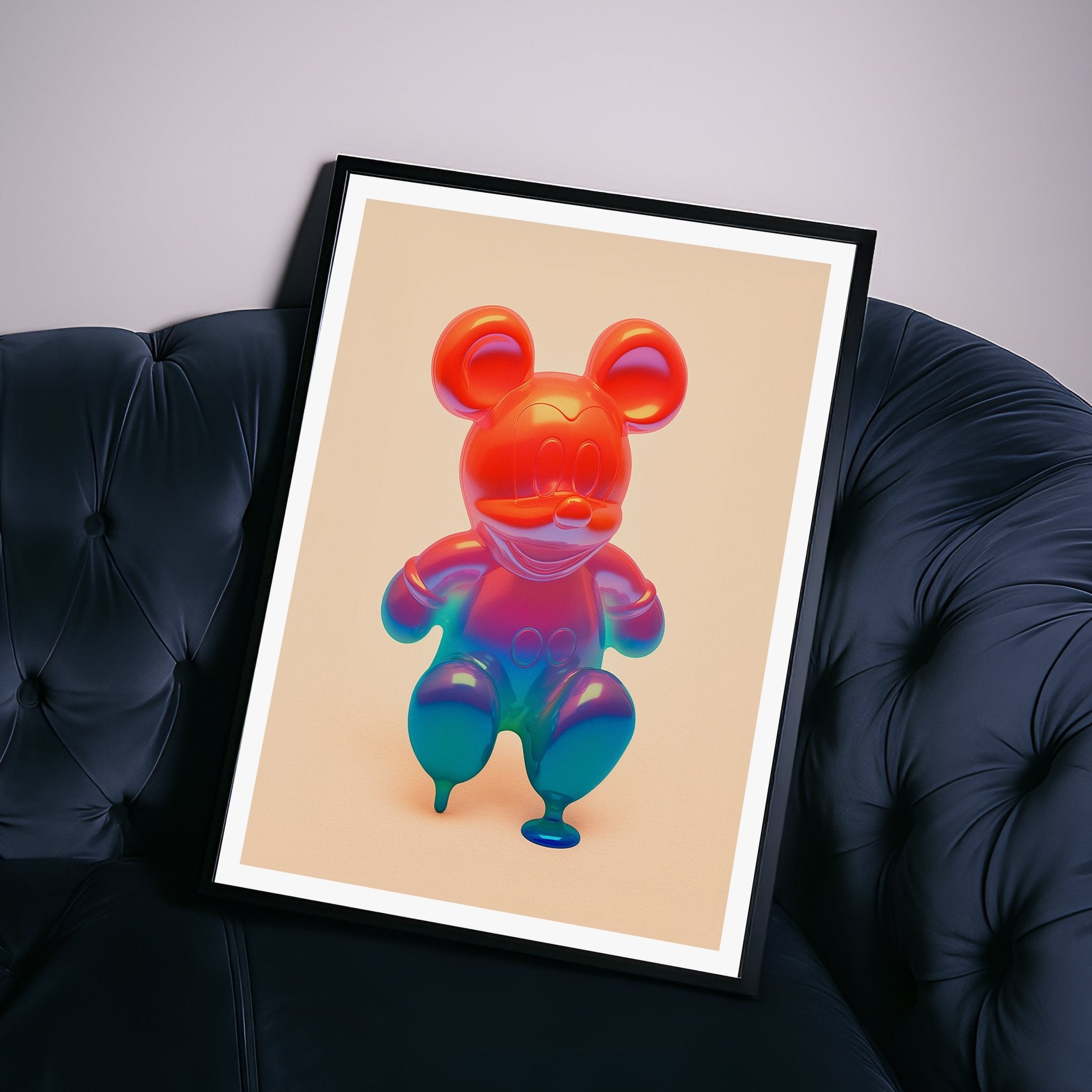 Liquid Mouse Form - Pop Art Print canvas wall art – And A Little More
