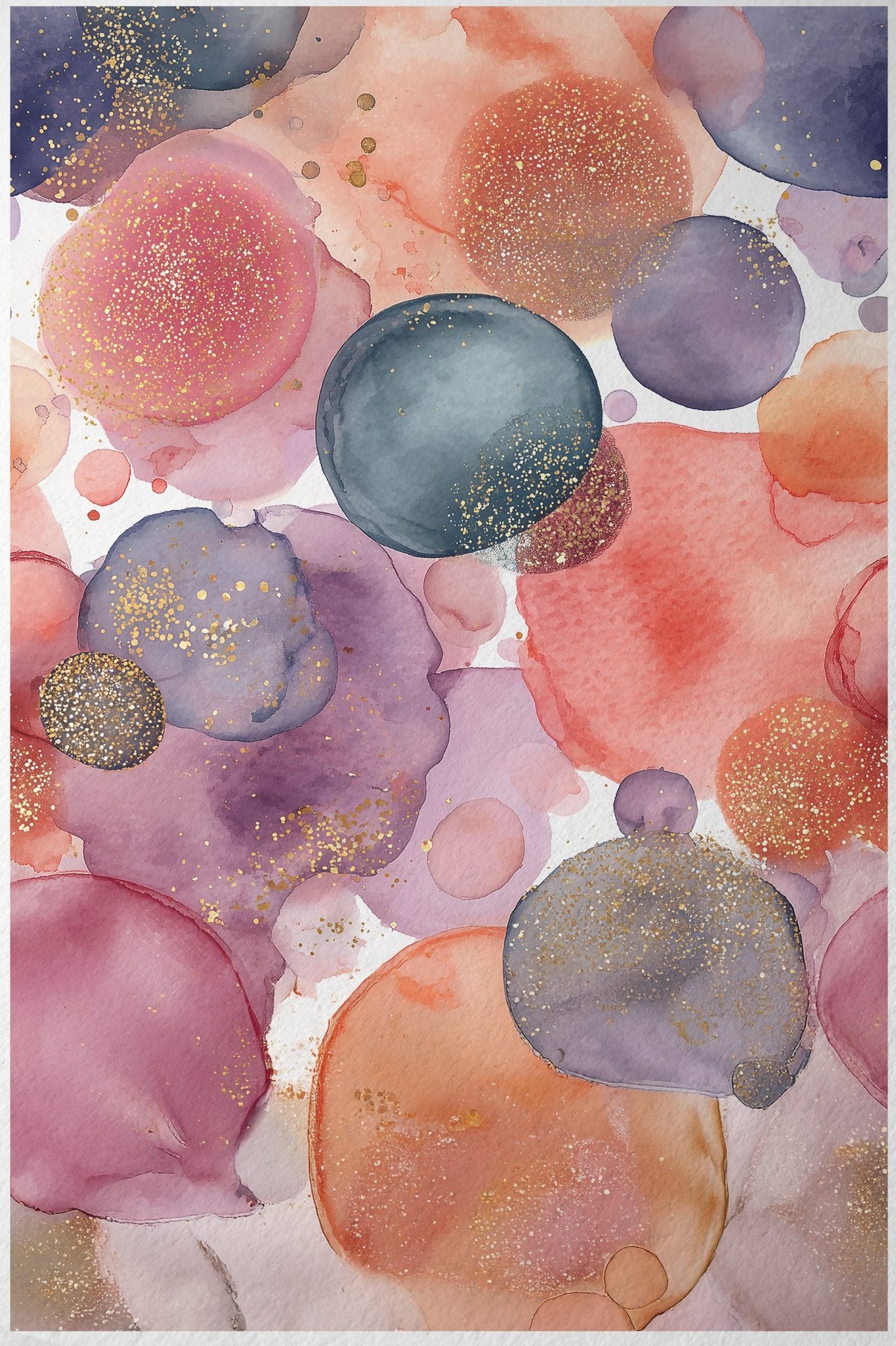 Midnight Bloom Spheres Art canvas wall art – And A Little More