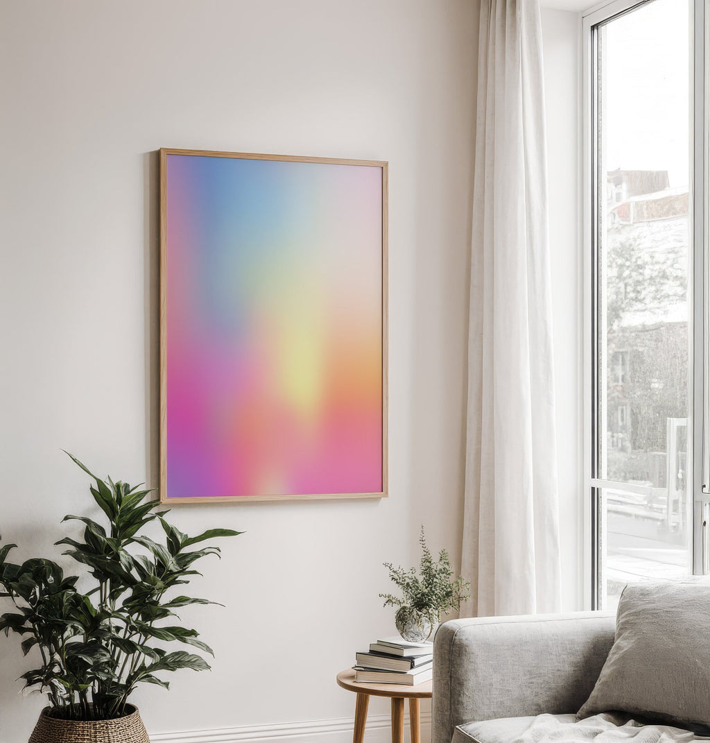 Pastel Aurora - Art Print canvas wall art – And A Little More