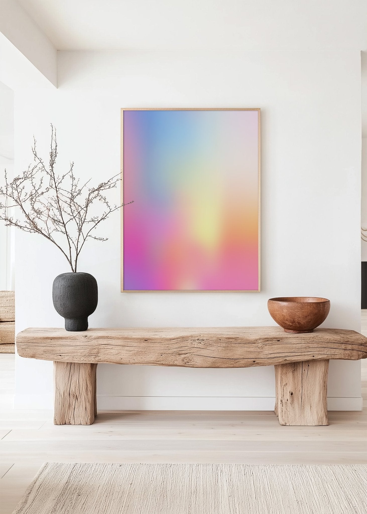 Pastel Aurora - Art Print canvas wall art – And A Little More